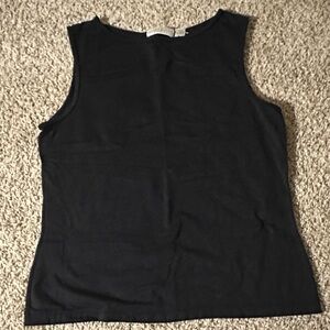 Valerie Stevens Black Tank Top